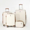 UUH 28-inch Vertical Luggage Family Travel 4-Piece Set(Includes 24/20/13-Inch)